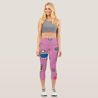 Leggings Capri nice flowers 