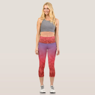Leggings Capri Niebla Carmesí al Crepúsculo
