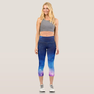 Leggings Capri Noche Mágica Estrellada de Halloween