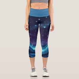 Leggings Capri Noche Starry Hills