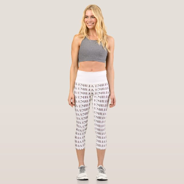 Leggings Capri Nombre Emilia (Anverso)