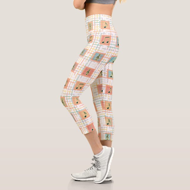 Leggings Capri Notas musicales (Izquierda)