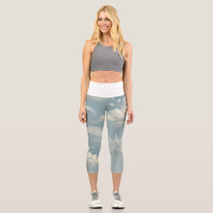Leggings Capri Nubes etéreas