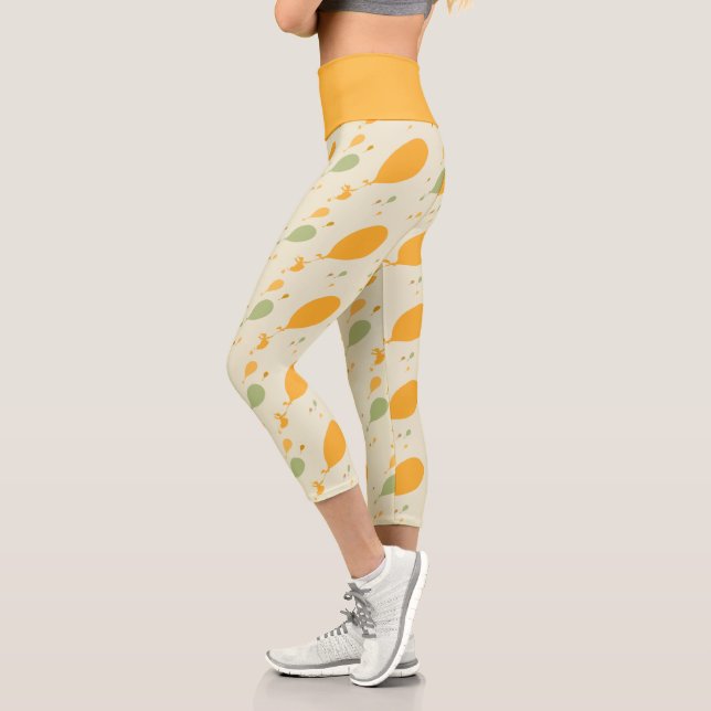Leggings Capri ¡Oh, los lugares a los que vas! Patrón de esquema  (Izquierda)