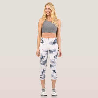 Leggings Capri Ojos de gato Capris de alto deseo