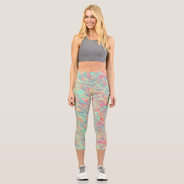 Leggings Capri Olas Funky (Anverso)