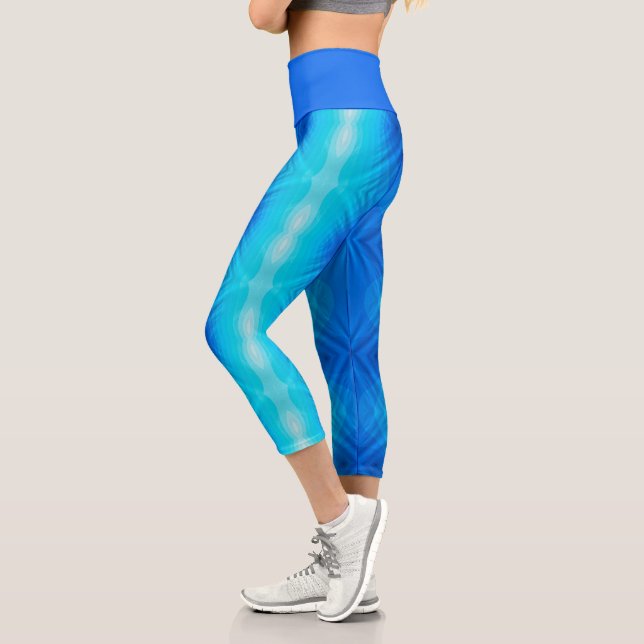 Leggings Capri oleaje (Izquierda)