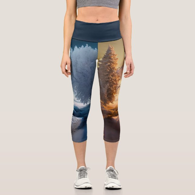 Leggings Capri One day in winter (Anverso)
