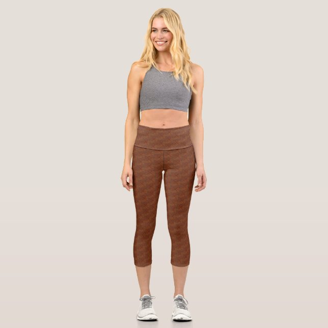 Leggings Capri Orb Weaver Brown, (Anverso)