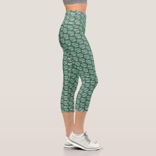 Leggings Capri Orbes Verdes de Interferencias