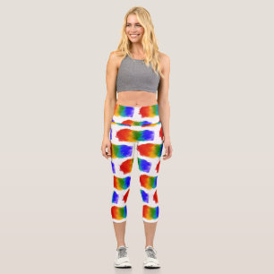 Leggings Capri Orgullo moderno de SlipperyJoe energía de salpicad