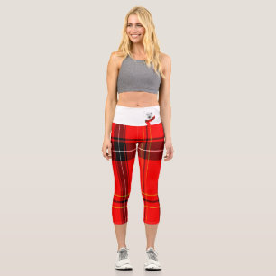 Leggings Capri Oso Polar con piernas Capri de cintura de cicatric