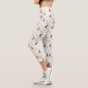 Leggings Capri Osos recortados en el modelo de bosques
