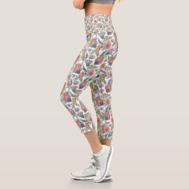 Leggings Capri Paisley