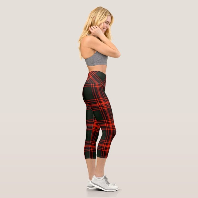 Leggings Capri Palabras de caza de Menzies antiguos Tartan Scotti (Derecha)