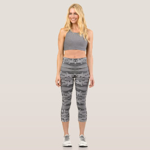 Leggings Capri Palacio cuadrado del Principado de Mónaco vintage