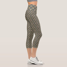 Leggings Capri palacio dorado