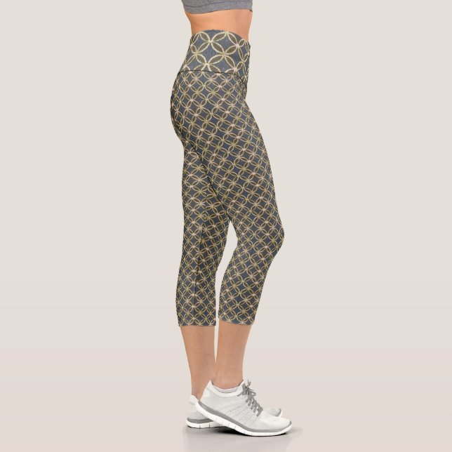 Leggings Capri palacio dorado (Derecha)