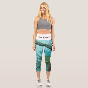 Leggings Capri palmera sobre el agua