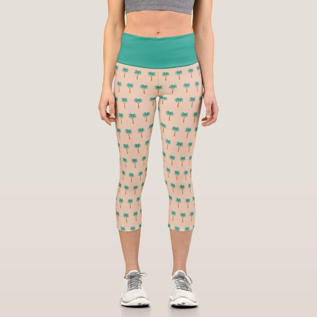 Leggings Capri Palmeras (Anverso)