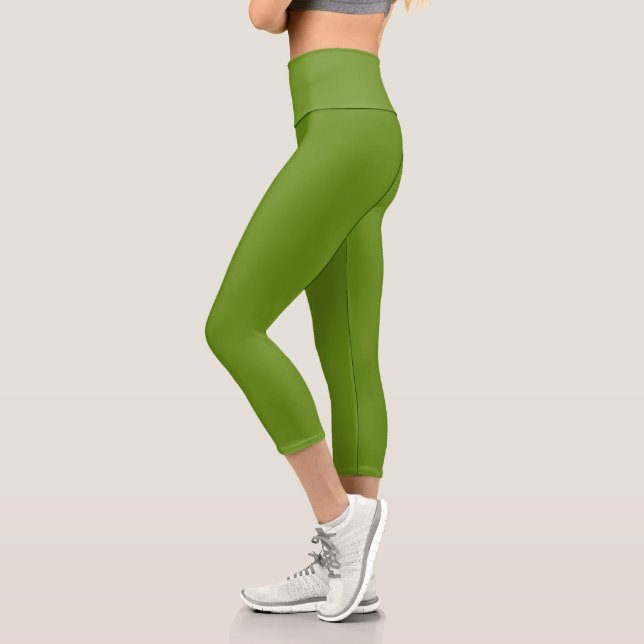 Leggings Capri Palo de aguacate verde (Izquierda)