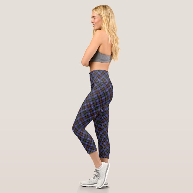 Leggings Capri Pañalón Azul Escocés (Izquierda)