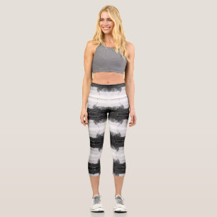 Leggings Capri Panorama general del puerto de Argelia Vintage