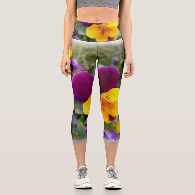 Leggings Capri Pansias brillantes (Anverso)