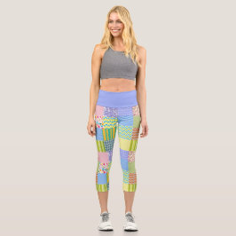 Leggings Capri Parche Mosaico