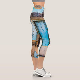 Leggings Capri Pared azul y puerta