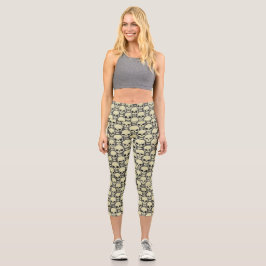 Leggings Capri Pared o'Skulls