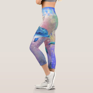 Leggings Capri Pareja de piernas delfines