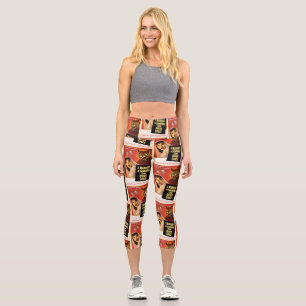 Leggings Capri Parodia de Ardilla del Espacio Exterior