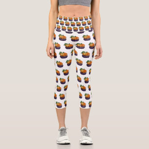 Leggings Capri Pastel de calabaza