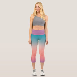 Leggings Capri Pastel de sombra de sol