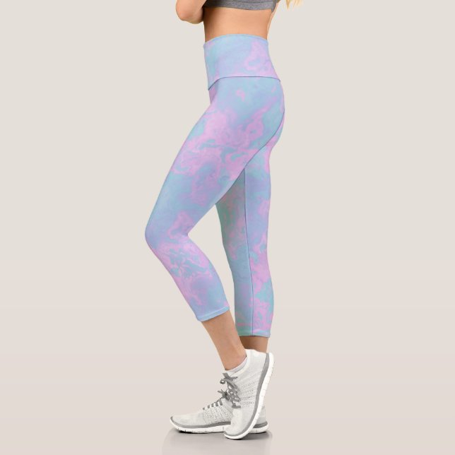 Leggings Capri Pastel Marmorizado  (Izquierda)