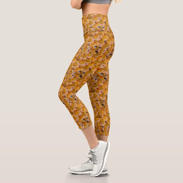 Leggings Capri Patos de goma amarillos (Izquierda)