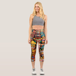 Leggings Capri Patrón 5 de TIKI