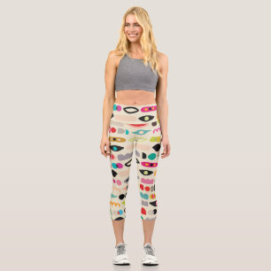 Leggings Capri Patrón abstracto