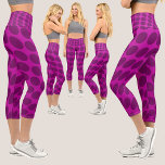 Leggings Capri Patrón abstracto colorido<br><div class="desc">Patrón Abstracto Colorido.</div>