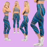 Leggings Capri Patrón abstracto colorido<br><div class="desc">Patrón Abstracto Colorido.</div>