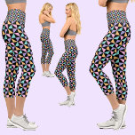 Leggings Capri Patrón abstracto colorido<br><div class="desc">Patrón Abstracto Colorido.</div>