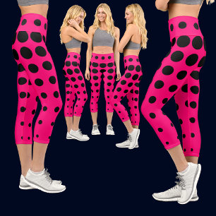 Leggings Capri Patrón abstracto colorido