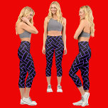 Leggings Capri Patrón abstracto colorido<br><div class="desc">Patrón Abstracto Colorido.</div>