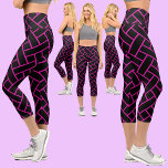 Leggings Capri Patrón abstracto colorido<br><div class="desc">Patrón Abstracto Colorido.</div>