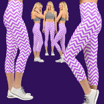 Leggings Capri Patrón abstracto colorido<br><div class="desc">Patrón Abstracto Colorido.</div>