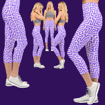 Leggings Capri Patrón abstracto colorido<br><div class="desc">Patrón Abstracto Colorido.</div>