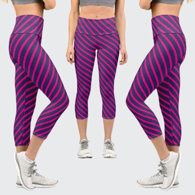 Leggings Capri Patrón abstracto colorido (Subido por el creador)