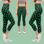 Leggings Capri Patrón abstracto colorido<br><div class="desc">Patrón Abstracto Colorido.</div>
