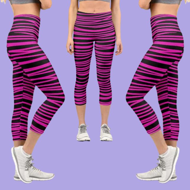 Leggings Capri Patrón abstracto colorido (Subido por el creador)
